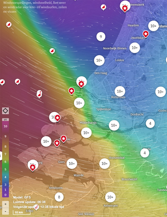 Storm Benjamin raast over Zeeland