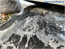 lekkage door slechte afdichting bitumen dak