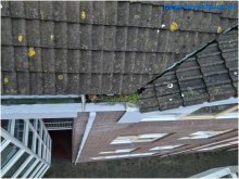 lekkage door verstopte dakgoot