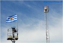 Demonstratie ladderwagen