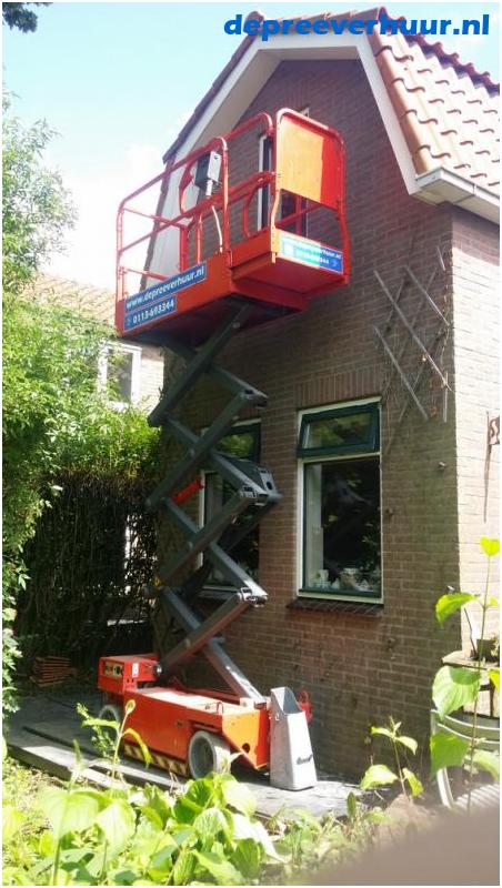 Schaarlift achtergevel