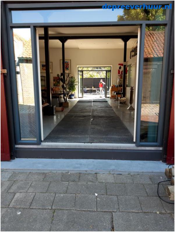 Rijplaten voor transport hoogwerker