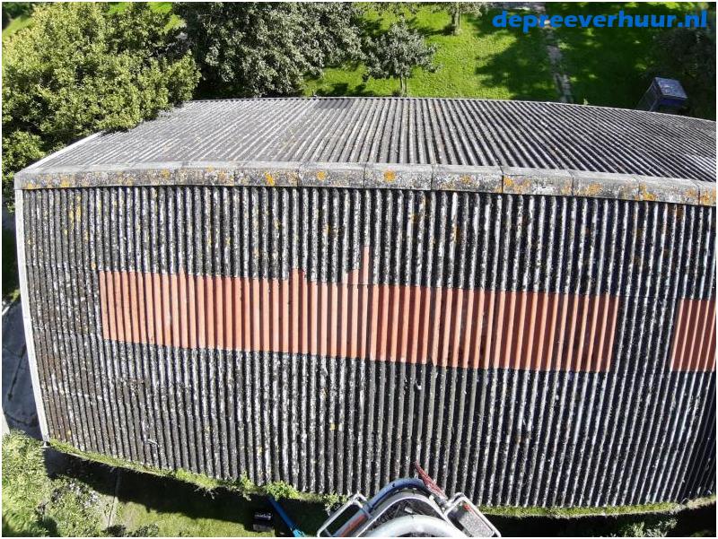Lekkage door gescheurde dakplaten