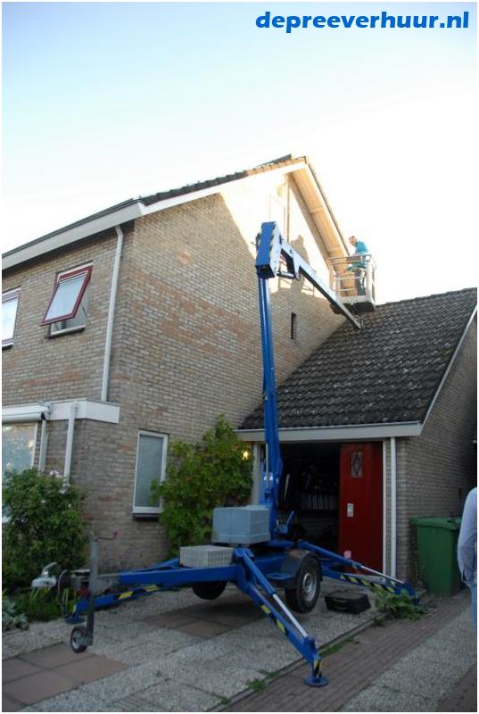 Kniktelescoop aanhanger hoogwerker Middelburg