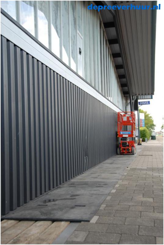 Rijplaten voor schaarlift
