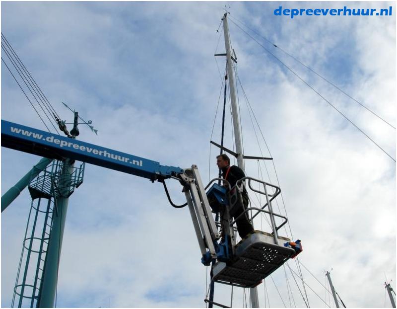 Reparatie in mast