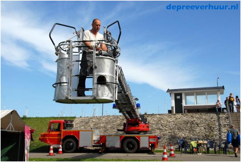 Demonstratie ladderwagen