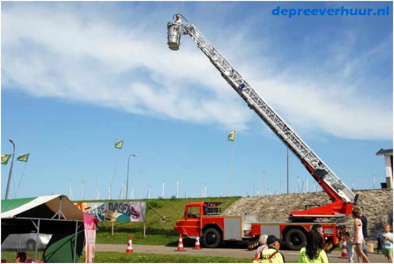 Demonstratie ladderwagen