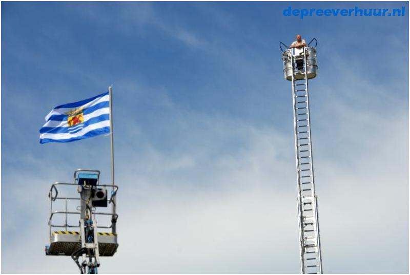 Demonstratie ladderwagen