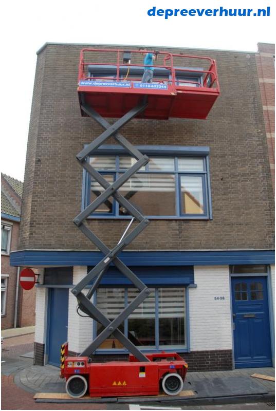 Schaarlift 10 meter Vlissingen