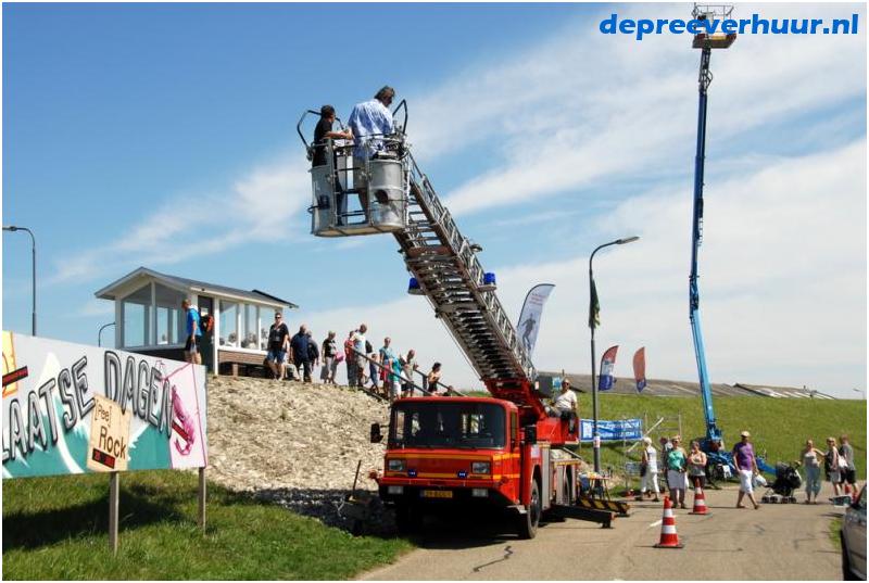 Demonstratie ladderwagen