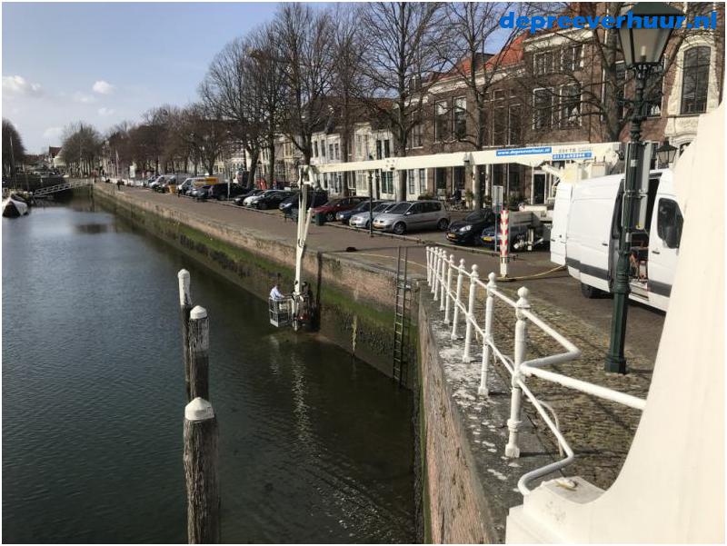 Boringen kademuur Zierikzee