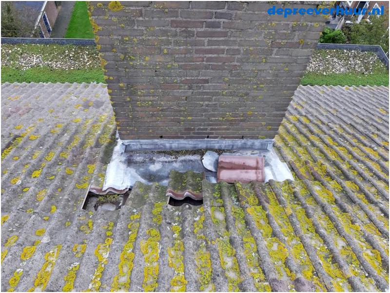 Lekkage door weggewaaide dakpannen