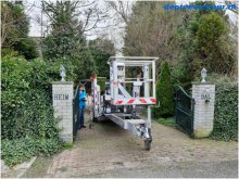 Kniktelescoop aanhanger hoogwerker 21 meter