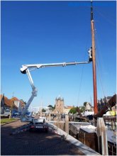 Kniktelescoop hoogwerker 21 meter huren Zierikzee
