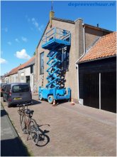 schaarlift 14 meter ruw terrein hybride