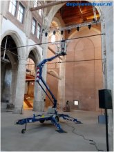 Schaarlift bezorgen bij de grasdrogerij Kortgene