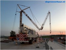 Laagwerker boven het spoor