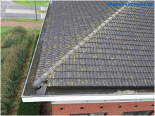 Lekkage door weggewaaide dakpannen