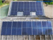 PV-systeem op golfplaten dak