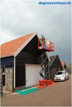 Schilderen met schaarlift