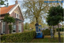 Zelfrijdende kniktelescoophoogwerker 12 meter