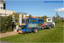 Kniktelescoop aanhanger hoogwerker