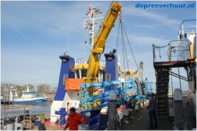Hoogwerker aan boord Sleper