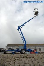 Kniktelescoop aanhanger hoogwerker 12 meter werkhoogte