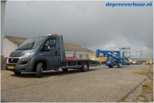 Kniktelescoop aanhanger hoogwerker 12 meter werkhoogte