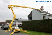 Kniktelescoop aanhanghoogwerker huren Zeeland
