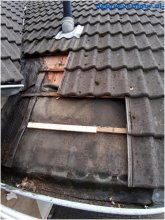 Lekkage door verstopte kilgoot