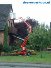 Knikarm aanhangerhoogwerker 10 meter